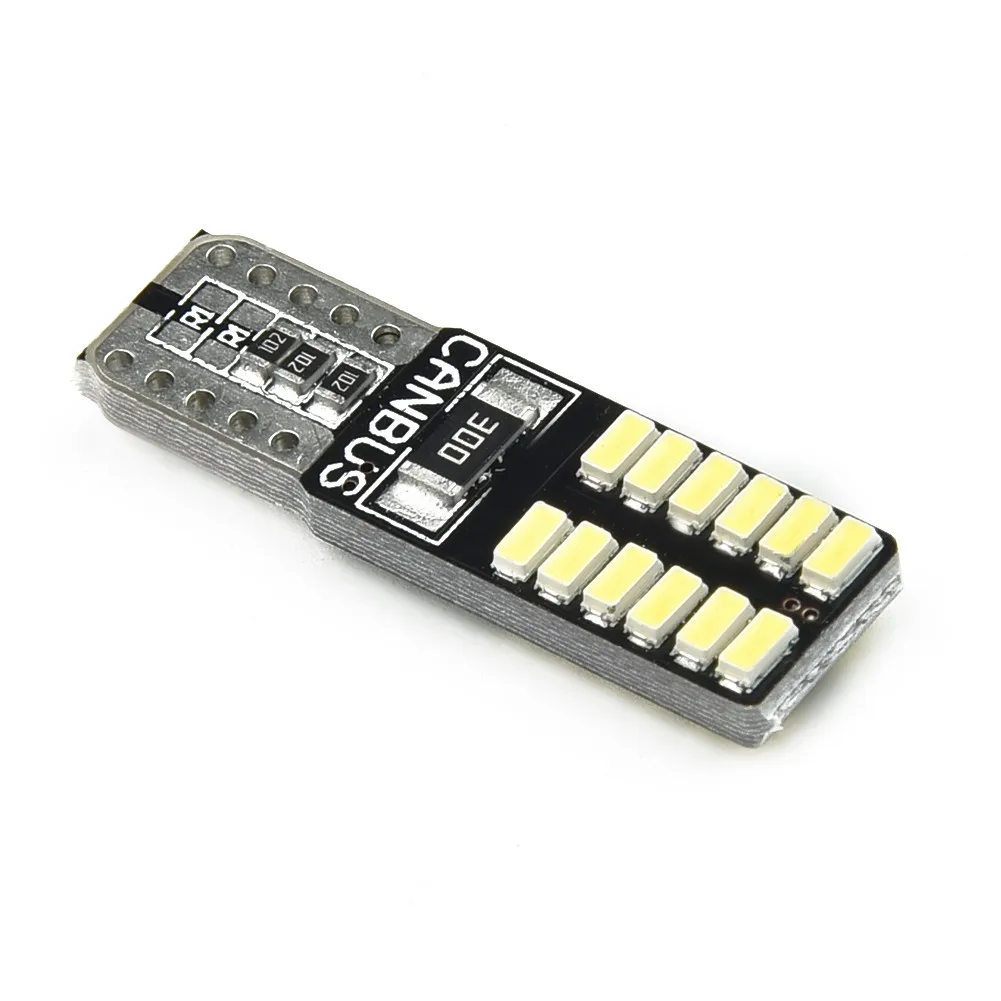 

10 шт. лампы для автомобильного номерного знака 194 3014 24SMD Canbus без ошибок DC 12 В T10 лампы для чтения абсолютно новые высококачественные
