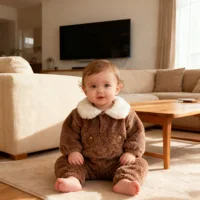 Newborn Baby Bodysuit 0 to 24 Months Baby winter clothes Newyear Clothes Autumn Infant Jumpsuit Cartoon cute Girl Rompers Soft