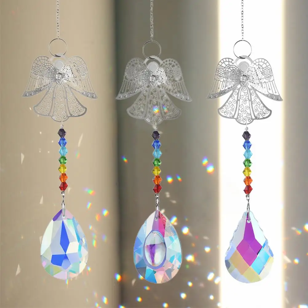 

Sun Catcher Decor Wall Hanging Rainbow Maker Angel Wing Sun Catcher Bereavement Gift for Loss of Loved One Rainbow Maker Hanging