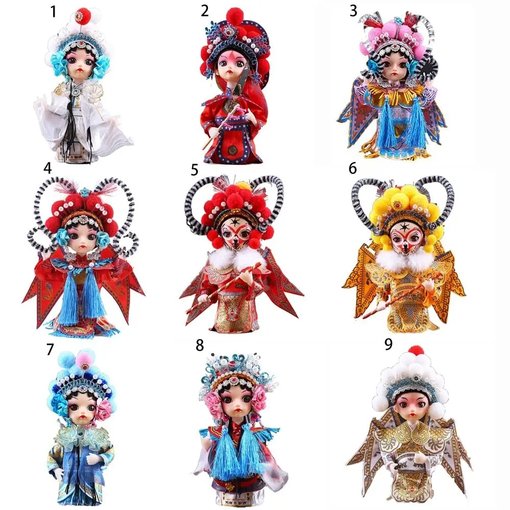 Opera Puppet Car Ornaments Silk Man Doll Decoration Accessaries Festival Gift ornament crafts