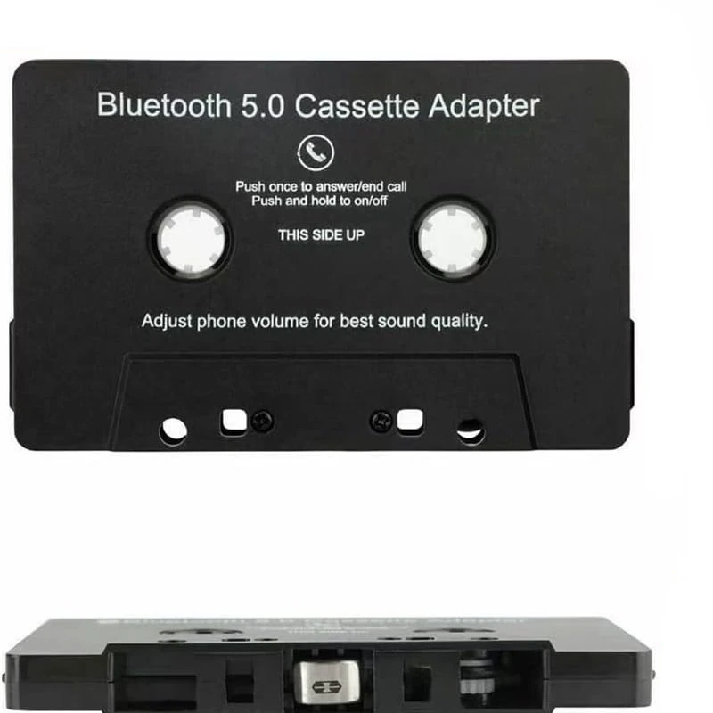 Car Bluetooth 5.0 Tape Player Adapter with Audio Cassette Stereo Sound Smartphone Tape Adapter