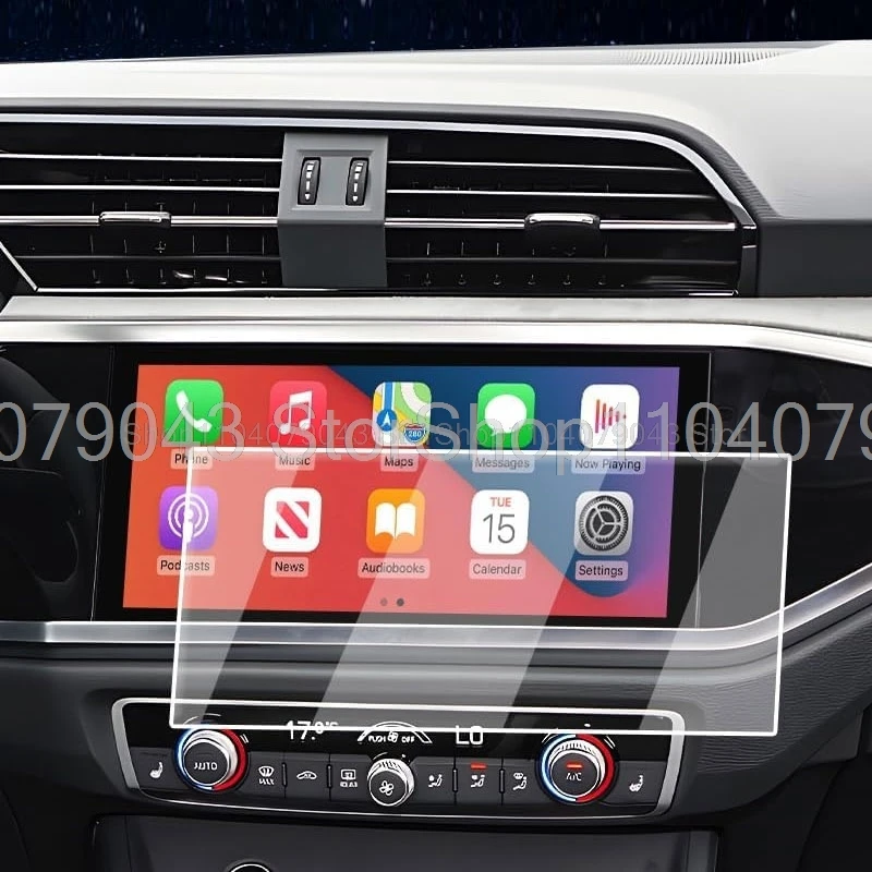 BROTECT Anti-Glare Screen Protector For Audi Q3 2021 Infotainment System 10.1 Inch (Pack Of 2) Matte Screen Protector Film Anti-Fingerprint