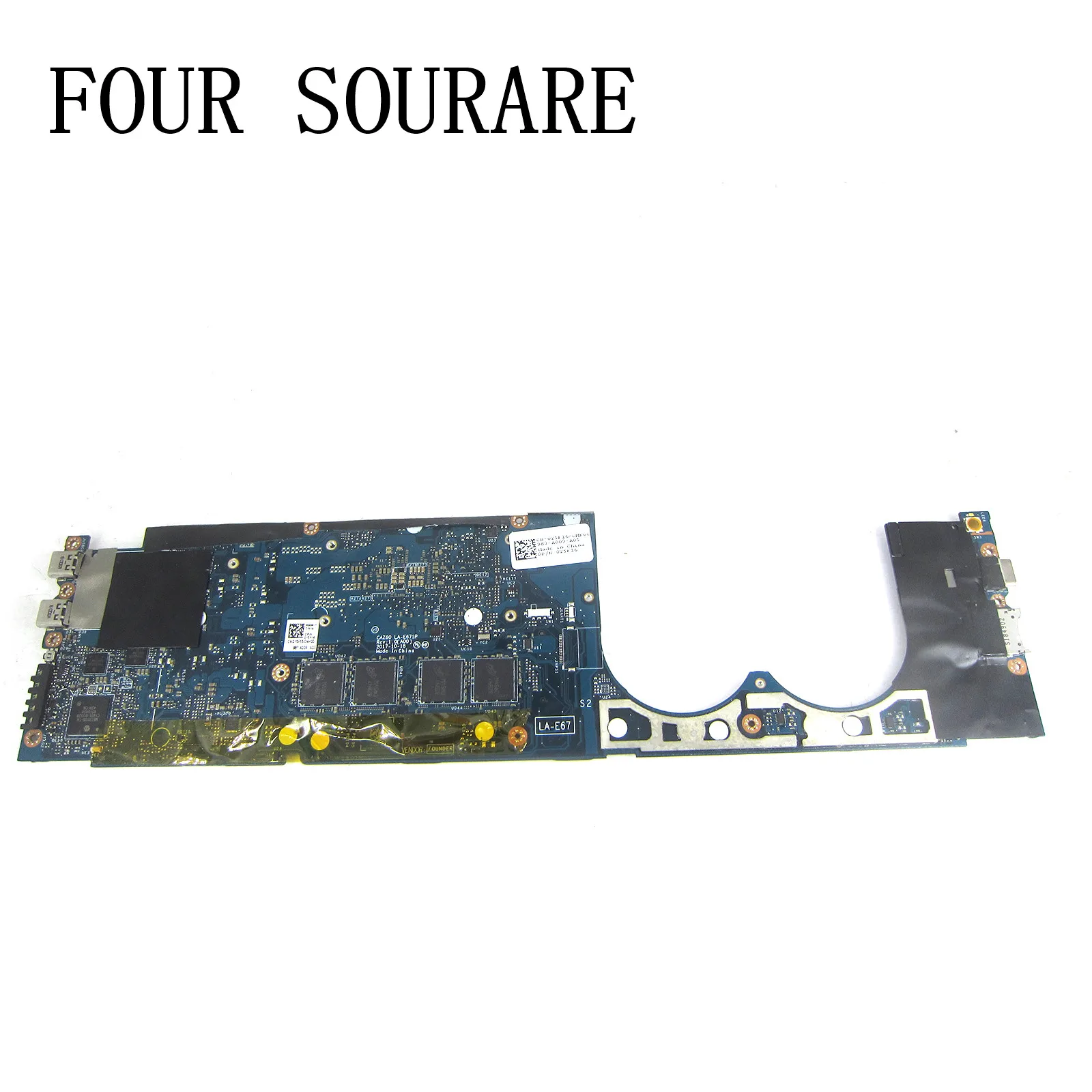 CAZ60 LA-E671P For Dell XPS 13 9370 Laptop Motherboard with I5