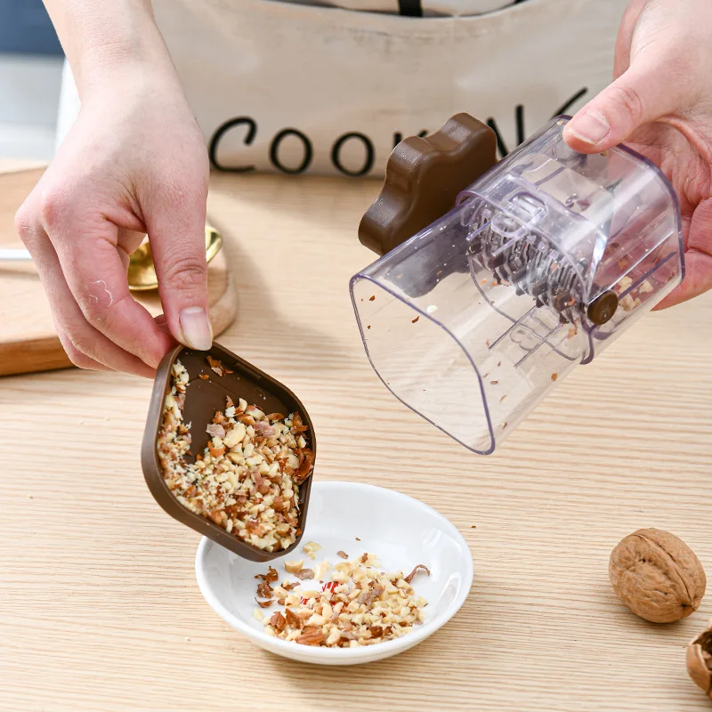 Manual Nut Grinder,nut Chopper Manual Nut Grinder Multifunctional Nut  Chopper With Non-slip Base For Dried Fruit Peanut Mash Grinding  Devicewhite1pcs