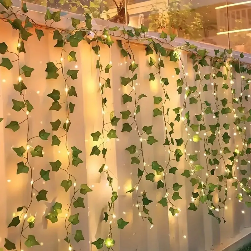 Battery-Powered Ivy Fairy String Lights - 10M