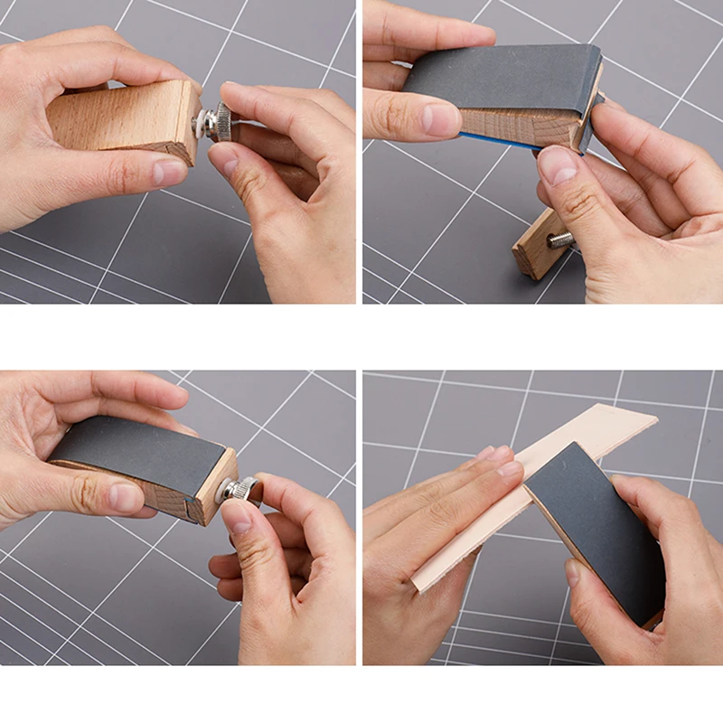 Practical Sandpaper Grinding Block leather craft tool Leather Craft Edge Polishing Tool 2025 Sewing Accessories