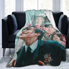 

A Aidan Gallagher Number Five Throw Blanket Fuzzy Warm Throws for Winter Bedding 3D Printing Soft Micro Fleece Blanket