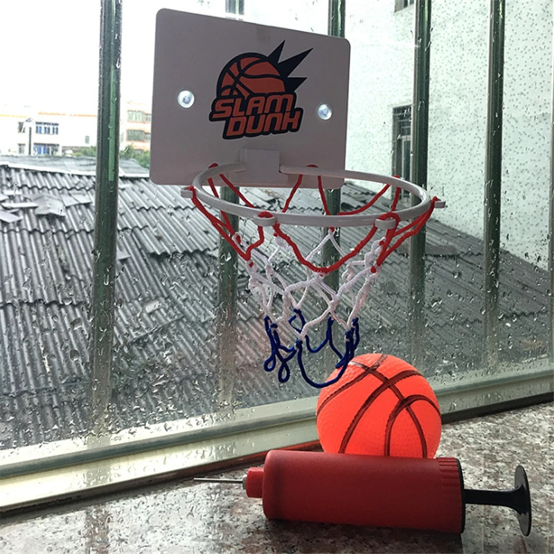 

2022 Portable Funny Mini Basketball Hoop Toys Kit Indoor Home Basketball Fans Sports Game Toy Set For Kids Children Adults