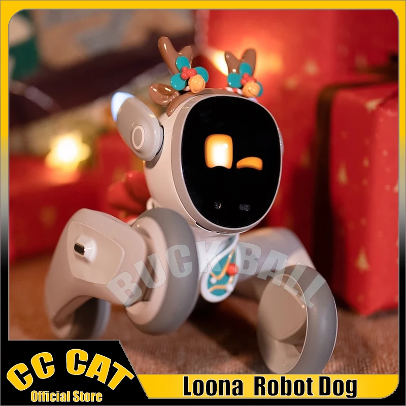 Loona Robot Dog Intelligent Companion Pet Ai Smart Machine Dog Dialogo Emotivo Programmazione Giocattolo Elettronico Per Regali Per Bambini