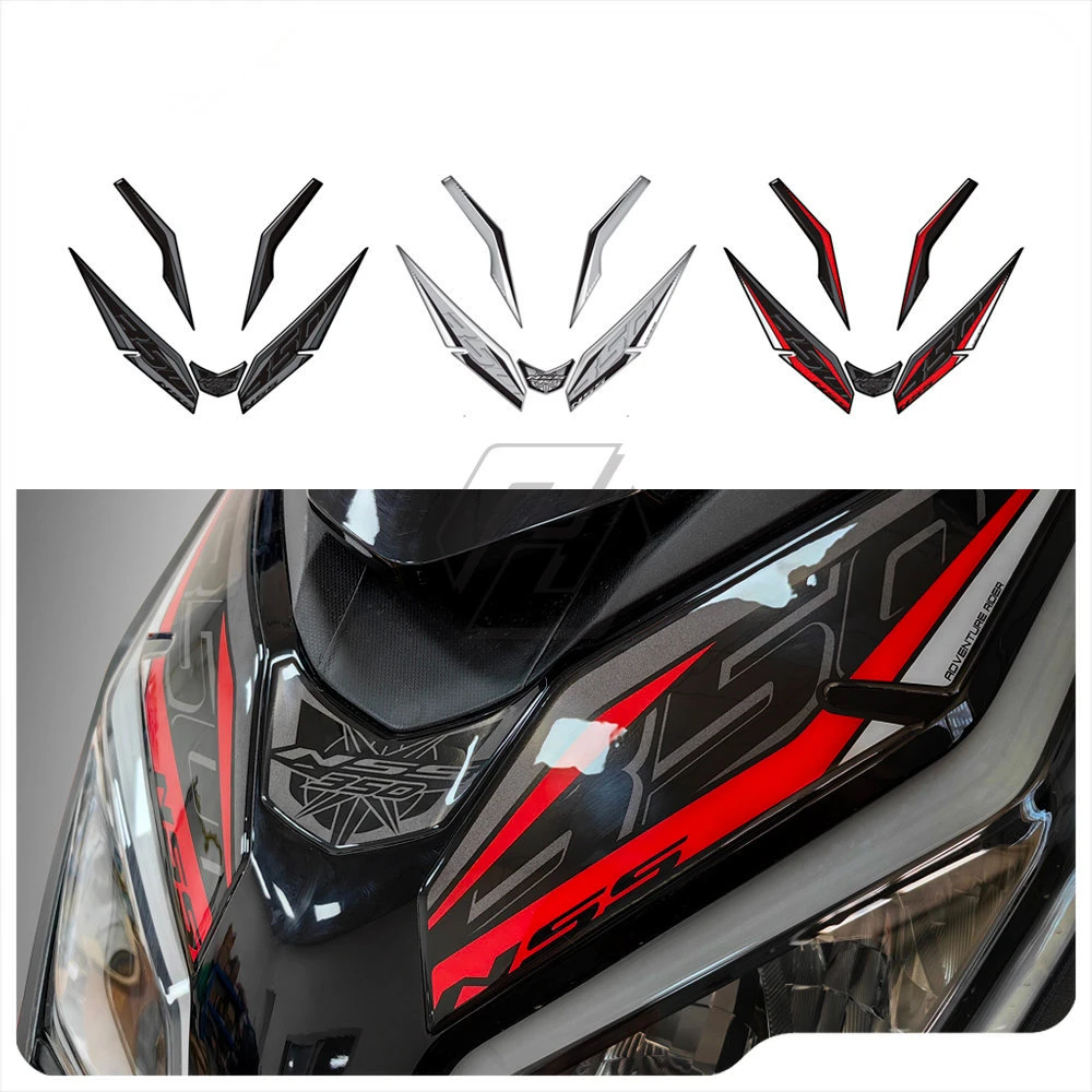 

3D Resin Motorcycle Front Fairing Sticker for Honda Forza NSS 350 From 2023