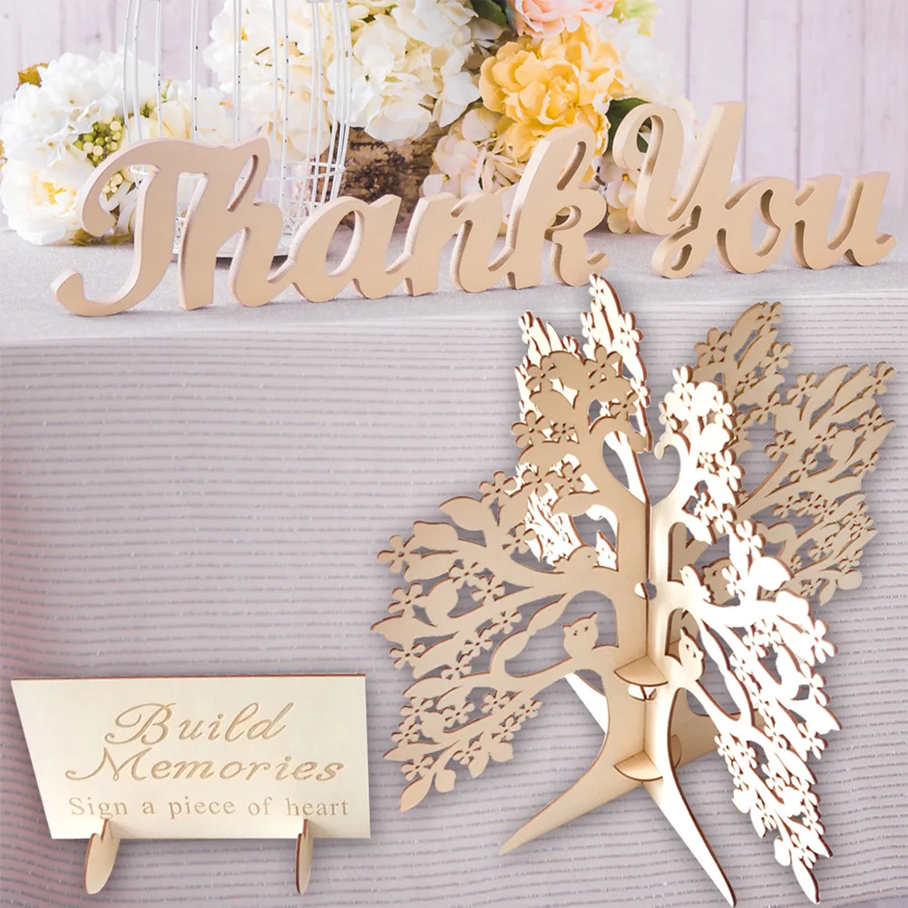Wedding Guest Book Alternative Wishing Tree Rustic Guest Registry Wedding Reception Decor With 100 Love Pendants Wedding Guest Book