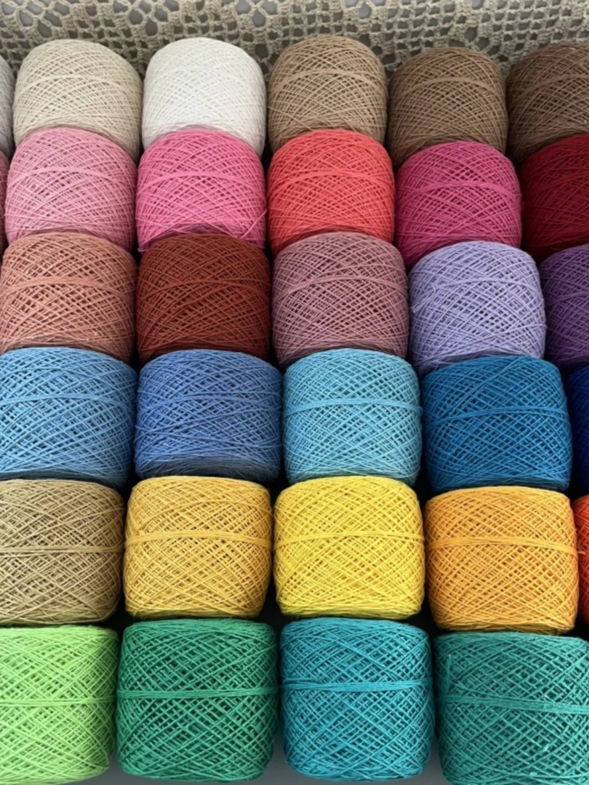 1Pc 100g Crocheting lace yarn hand knitting cotton yarn 1mm thread Crocheting table mat bag amigurumi Dream catcher knit line 4