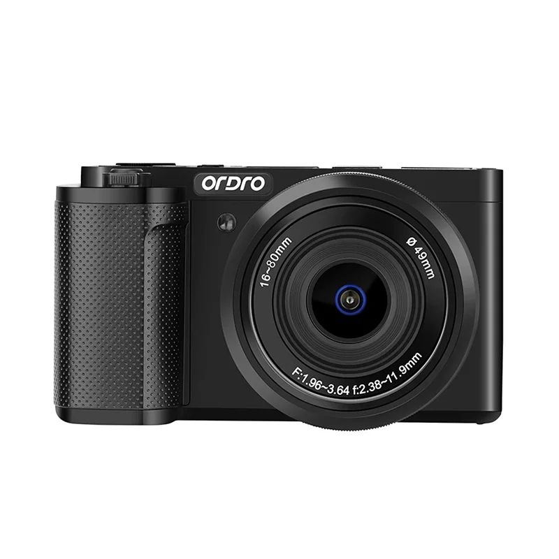ORDRO G930 디지털 카메라, 유튜브 브이로그 영상 촬영용 컴팩트 카메라, 플래시, 5배 광학 줌, 4K 30FPS 60FPS, 멀티 필터, AF MF 지원