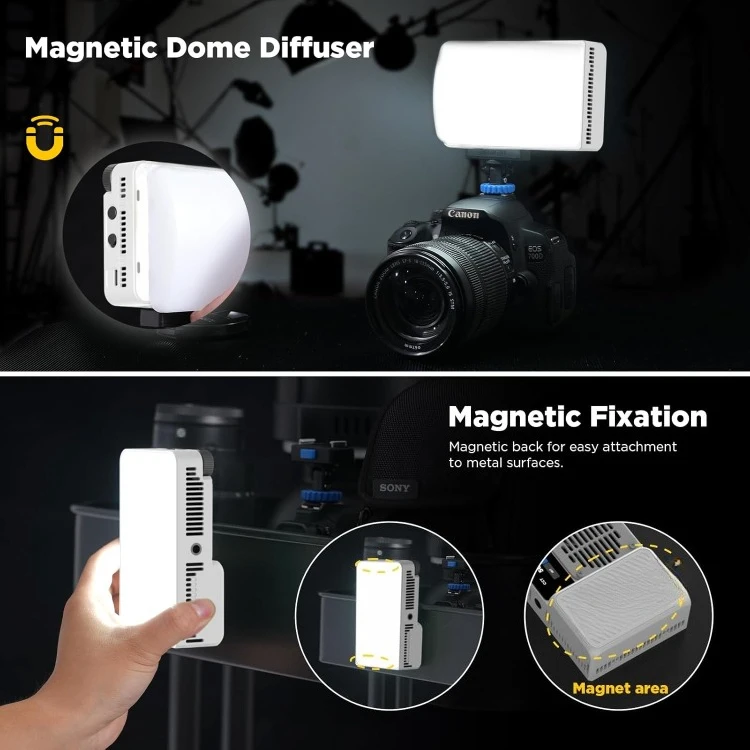 Ace 25c Kit, Pocket RGBWW LED Light, Boost Mode Up to 32W, Full-Color Mini Video Light (2,300-10,000K), 1,500 Lux@1m at 5 4