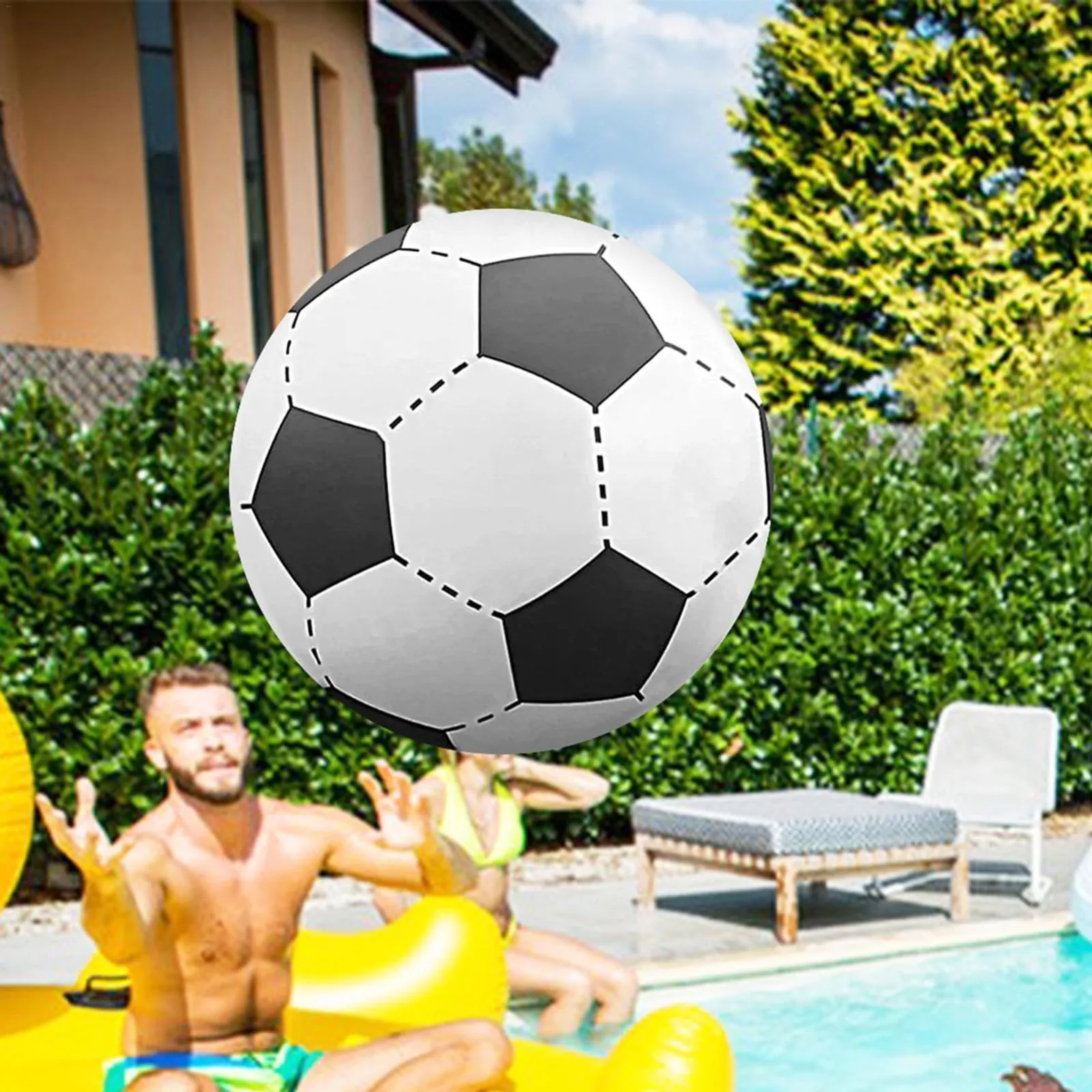 Inflatable Ball Toy 60/80/100cm thickened PVC inflatable beach ball pool party ball