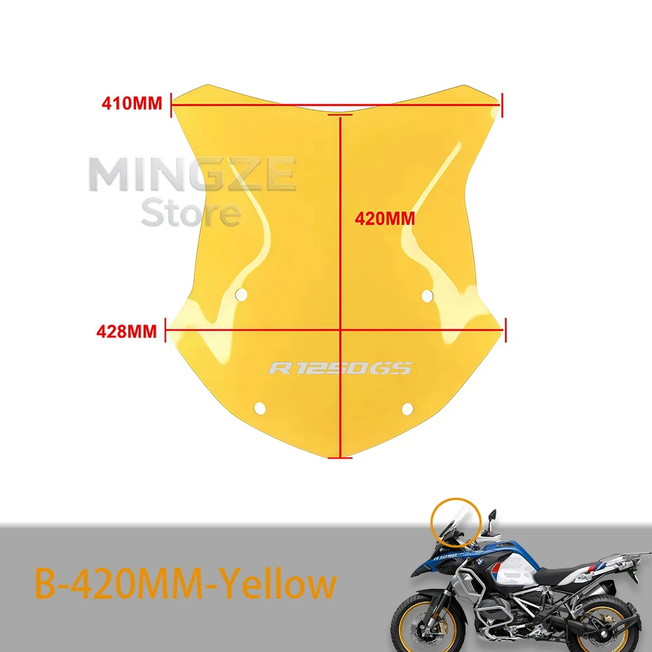 Motorrad Windschutzscheibe Für BMW R1200GS R1250GS Für Adv R 1250GS 1200GS Windschutzscheibe R1250GSA 2013-2025 Windabweiser Schutz – Detail 21