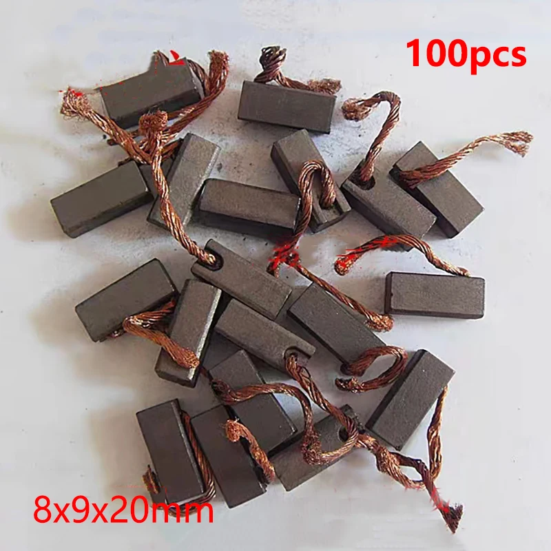 Carbon Brushes 100pcs for Automobile Heater Blower Fan Air-blower Car Motor