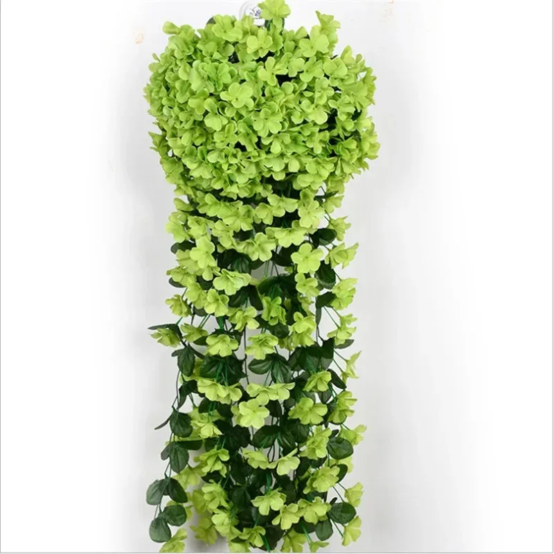 100CM Violet Artificial Flower Party Decoration Simulation Valentine S Day Wedding Wall Hanging Basket Flower Orchid Fake