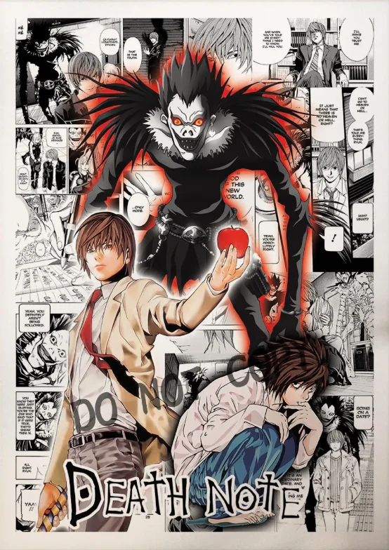 Japanese Anime Suspense Poster - HD High Quality Cool Wall Art Canvas Painting