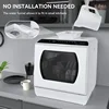 QWHermitlux Countertop Dishwasher,5 Washing Programs Portable Dishwasher With 5-Liter Built-in Water Tank For Glass Door 4