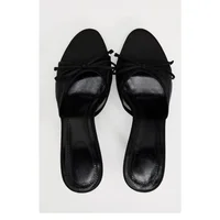 Female Sandal Open Toe Shoes High Heels Large Size 2024 Summer Girls Peep Comfort Spring High-heeled Retro Big Beige Stiletto Fl - Image 6