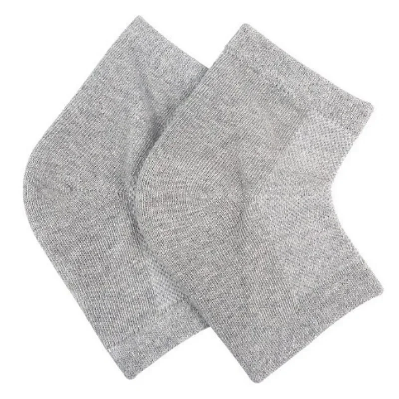 Gel Heel Crack Socks Mesh Breathable Cotton Socks Heel Protection Half Silicone Cover