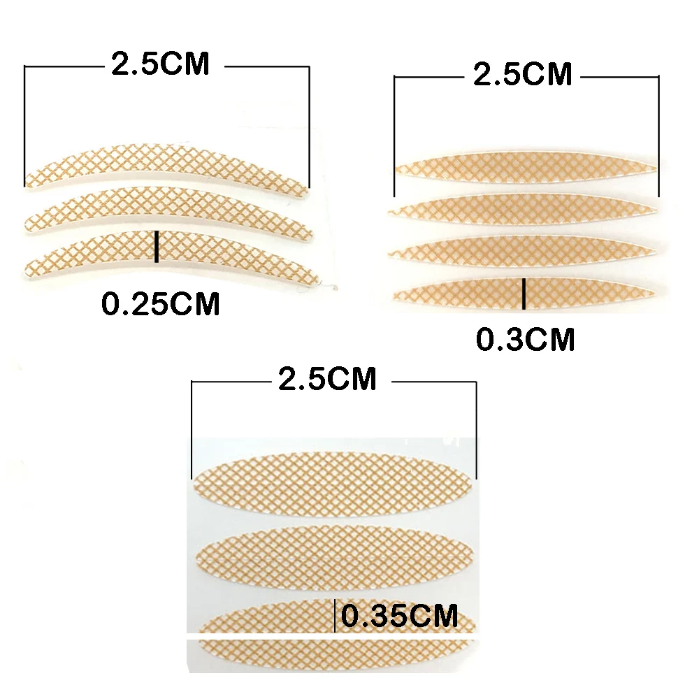 Double Fold Eyelid Tape Medical Tape 1/5/20Sheets (20Pairs/Sheet) Invisible Eyelid Sticker Lace Eye Lift Strips Double Eyelid Tape Adhesive Stickers Eye Tape Tools