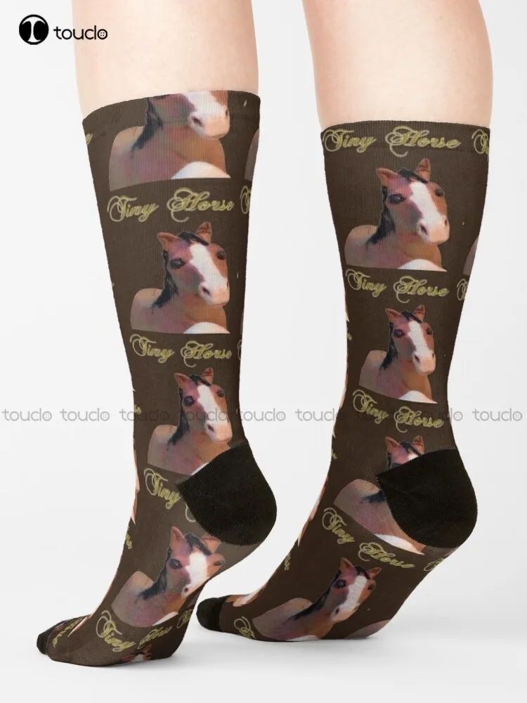 

Tiny Horse - Timothée Chalamet Snl Sketch Socks Colorful Socks Cartoon Comfortable Best Girls Sports 360° Digital Print Harajuku