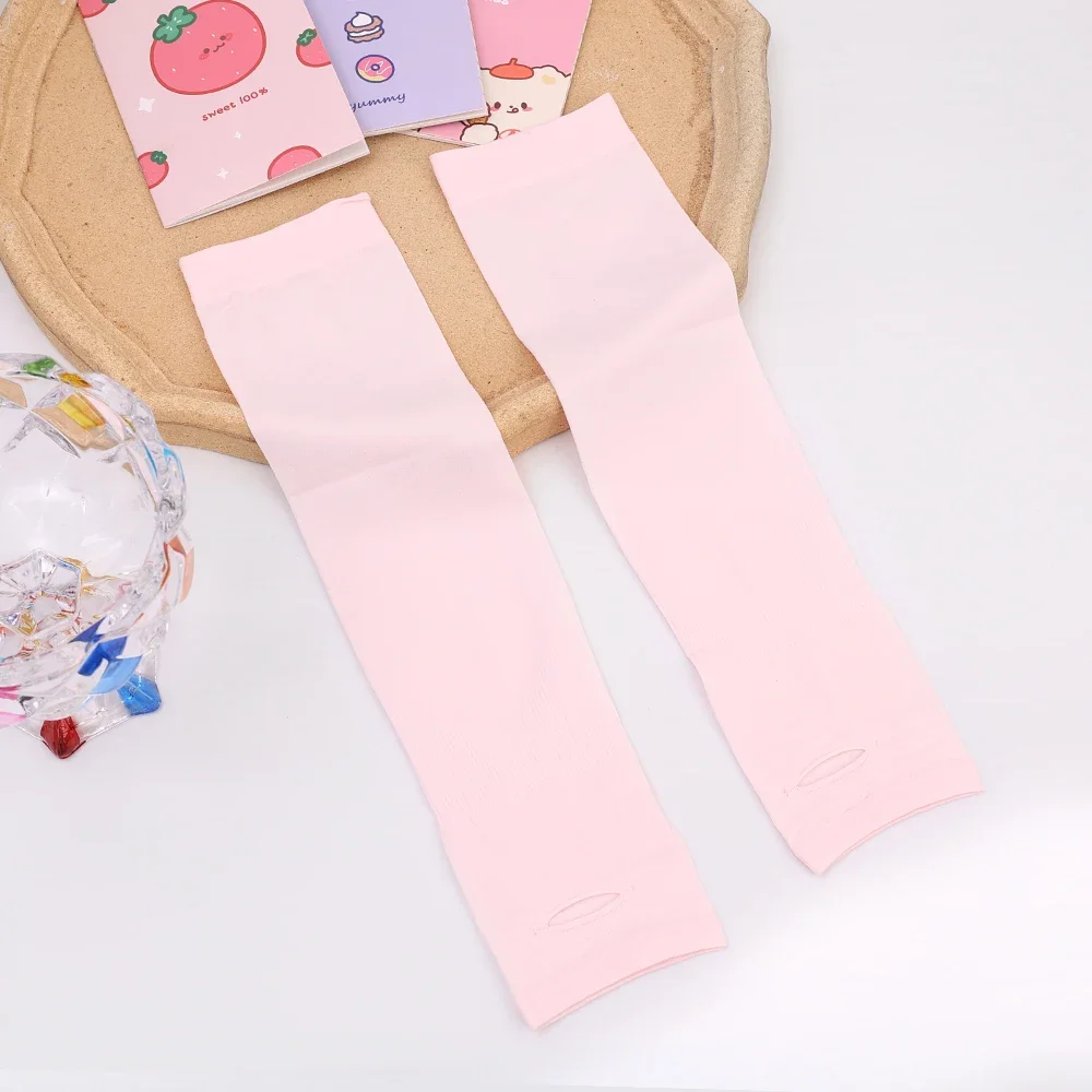 Children's Summer Anti-UV Cooling Arm Sleeves - Sun Protective Elastic Ice Cuffs