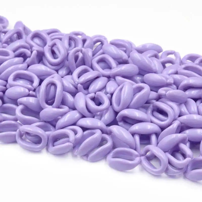 50-250pcs/Pack Acrylic Chain Buckle Large Hole Hook DIY Decoration Clothing Hat Handmade Necklace Bracelet Gift Crafts Material Jewelry Making Supplies Craft Supplies