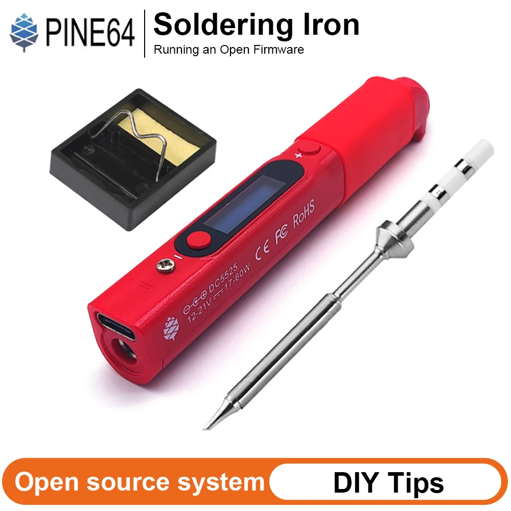 Pine64 Pinecil Soldering Iron Portable Mini Usb Interface For Welding