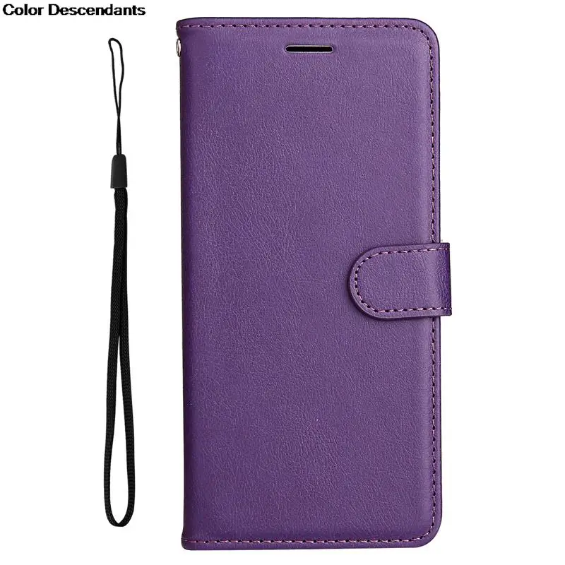 Stylish Book Style Wallet Card Holder Flip Case - Durable Leather Cover with Card Slots