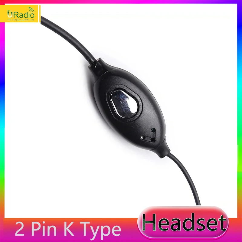 Headset 2 Pin For UV18Pro QuanSheng UV K5 Earpiece UV K6 UV 5R Plus BF DM-1701 UV 17 Plus Walkie Talkie Headphone Two Way Radios 5