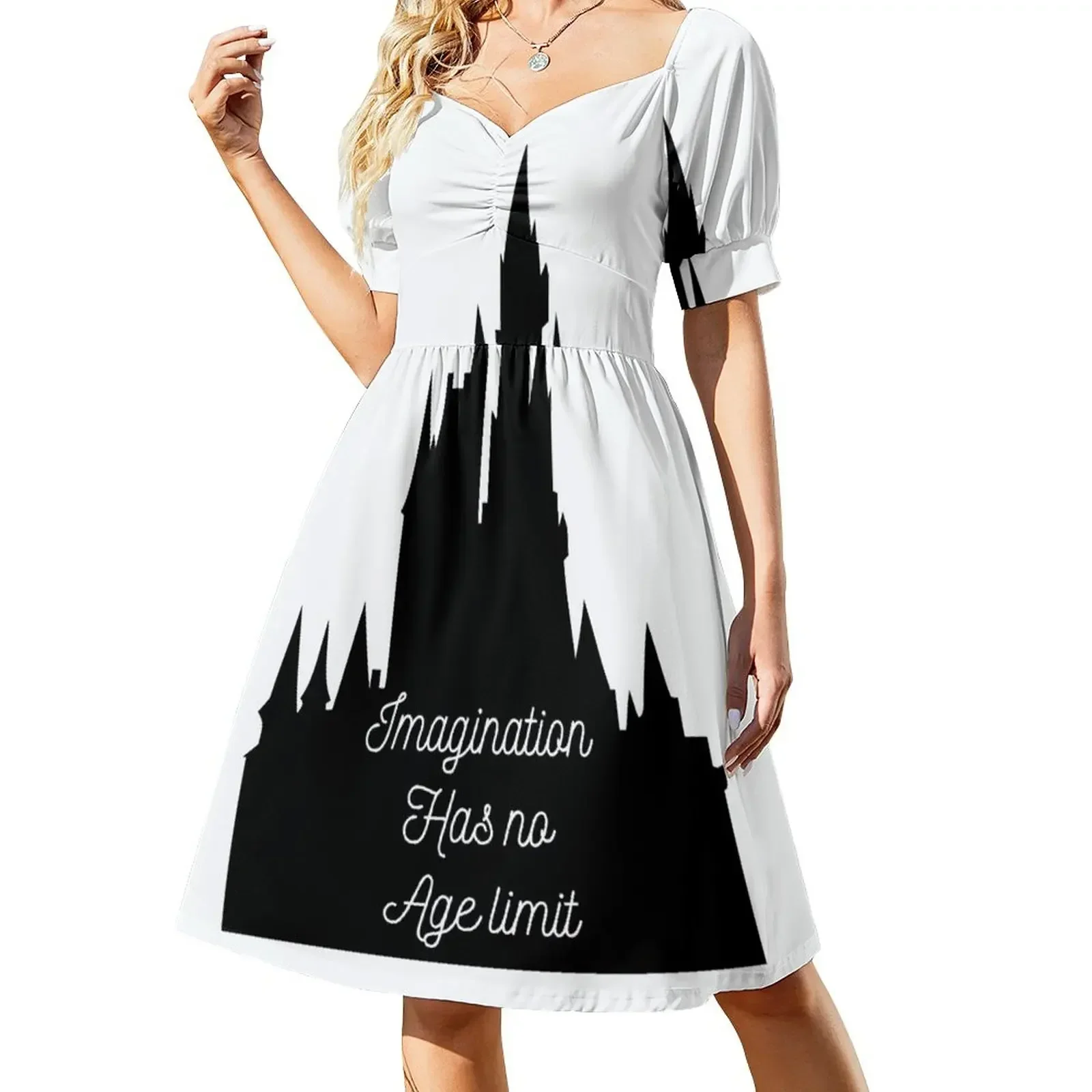 thumbnail image 1 of La imaginación no tiene límite de edad Vestido de manga corta vestidos estilo coreano Vestidos de novia elegantes conjuntos de mujer, 1 of 8