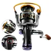 3000-6000 Fishing Reels Double Brake System Super Strong Max Drag 10kg Fishing Feeder Spinning Reel 10+1BB Jigging Fishing Tool 4