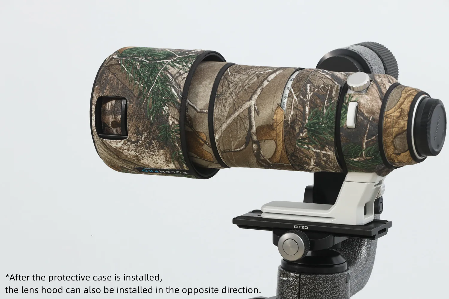 Rolanpro Cabolsa de Lente à Prova Impermeável Água para Fujifilm Xf150600 Mmf5.68 r lm Ois wr Camuflagem Lente Roupas Capa Chuva Armas Case Capa - Image 6