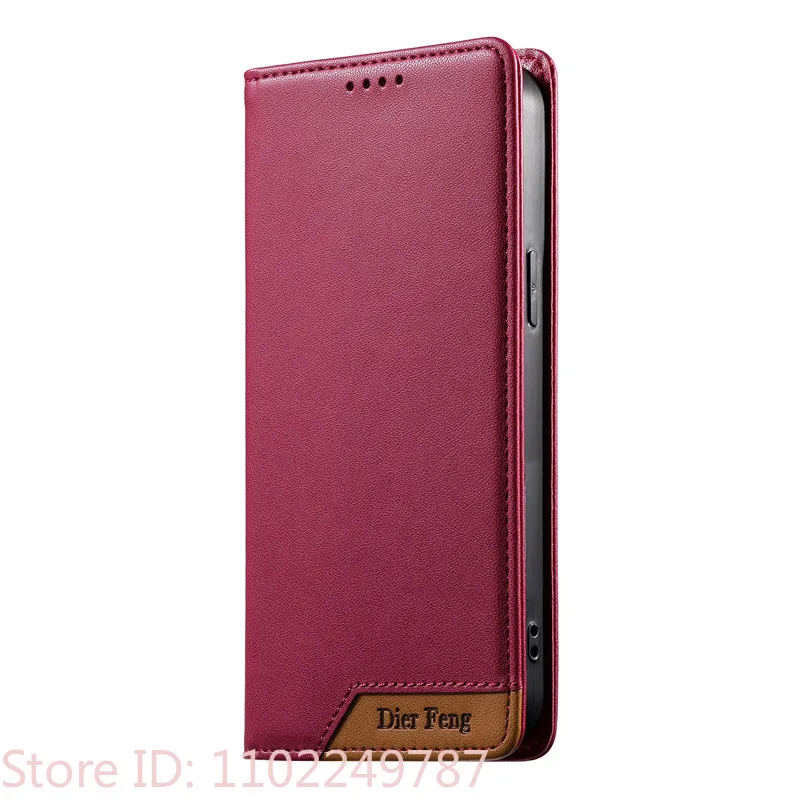 Luxury Flip Wallet Leather Phone Case - Premium Etui Design