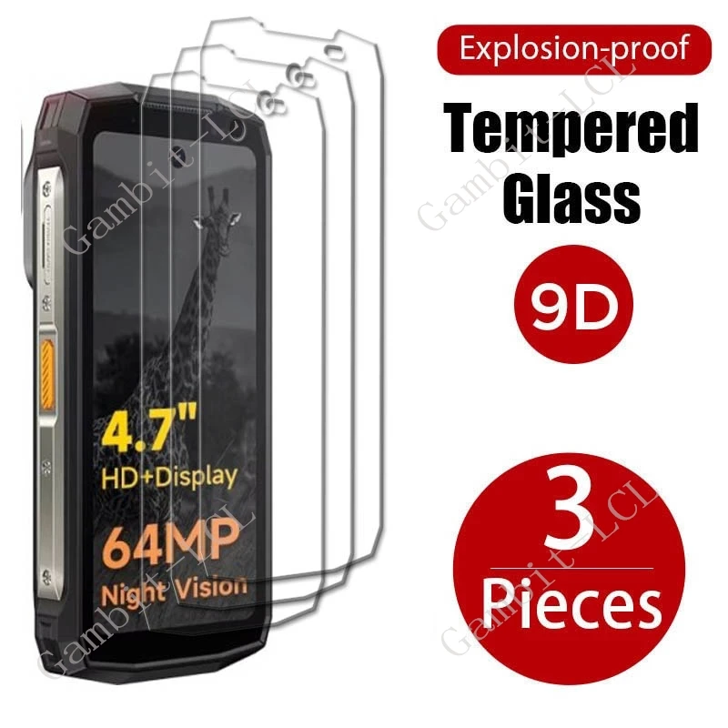 3 шт. Захисне загартоване скло для Ulefone Armor Mini 20 Pro Mini20Pro Mini20TPro Mini20T 20TPro 4.7 Плівка для захисту екрана