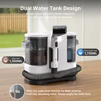 Nettoyeur de tapis Lubluelu V8 à fonction chauffante instantanée, aspiration puissante de 15 Kpa, version améliorée à eau chaude, machines portables de nettoyage de tapis pour taches d'animaux avec outils de nettoyage et auto-nettoyage pour voiture/canapé/tapis/taches 7
