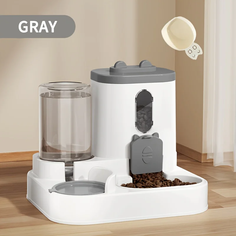 [אוטומטי מלא] מפזר מזון ומים אוטומטי לחתולים - מערכת האכלה משולבת 2 ב-1 לחתולים