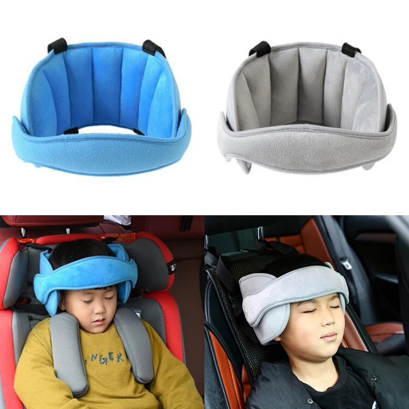 Baby Kids Adjustable Safety Car Seat Pillow Head Support Fixed Soft Sleeping Pillows Neck