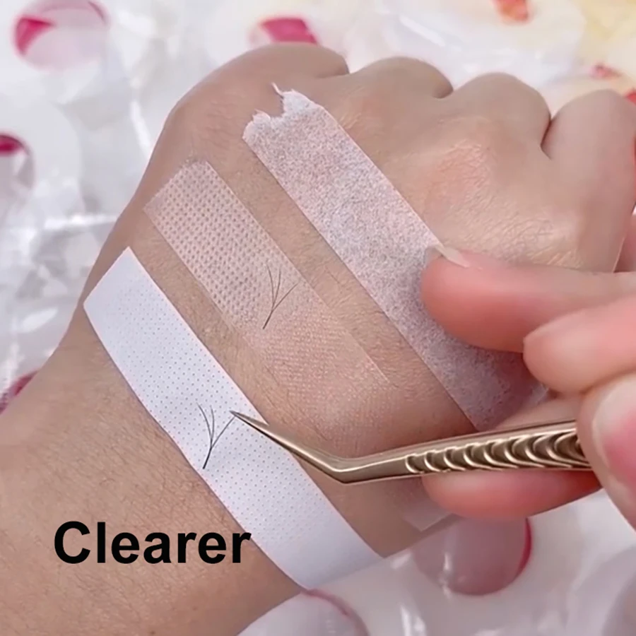 Japanese Insulating Tape for Eyelash Extension Lint Free Breathable Non-woven Tape Under Eye Pads Paper Eyelash Patch 2/3 Rolls eyelash extension tape