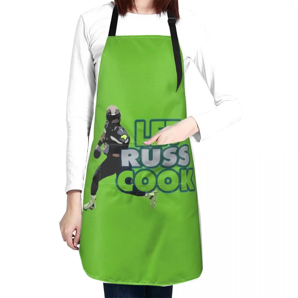 

Let Russ Cook Apron nail tech supplies Waterproof Kitchen Apron For Women Kitchen Aprons kitchen clothes