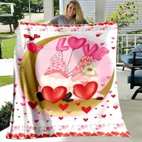Cute Blanket St. Patrick's Day Green Dwarf Blanket Bedding Quilt Sofa Air Conditioning and Heating Picnic BedroomsBlanket 1