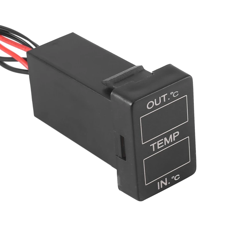 Car Interior And Exterior Black Temperature Display Sensor For Toyota Camry Corolla Yaris RAV4 33X22.5Mm