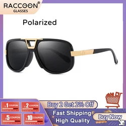Óculos Sol Polarizados Moda Masculino 2020 Óculos Sol Para Dirigir Óculos Sol Alta Qualidade Com Parte Superior Plana Metal Óculos Piloto UV400 Oculos Feminino Atacado Sun Glasses Vintage Sunglasse