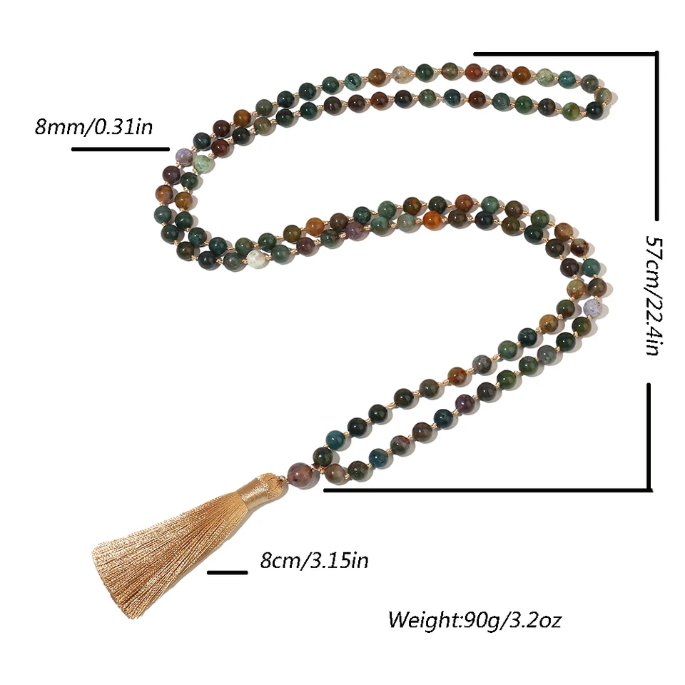 Collana cordoncino con Ciondolo Albero Della Vita Con Pietre