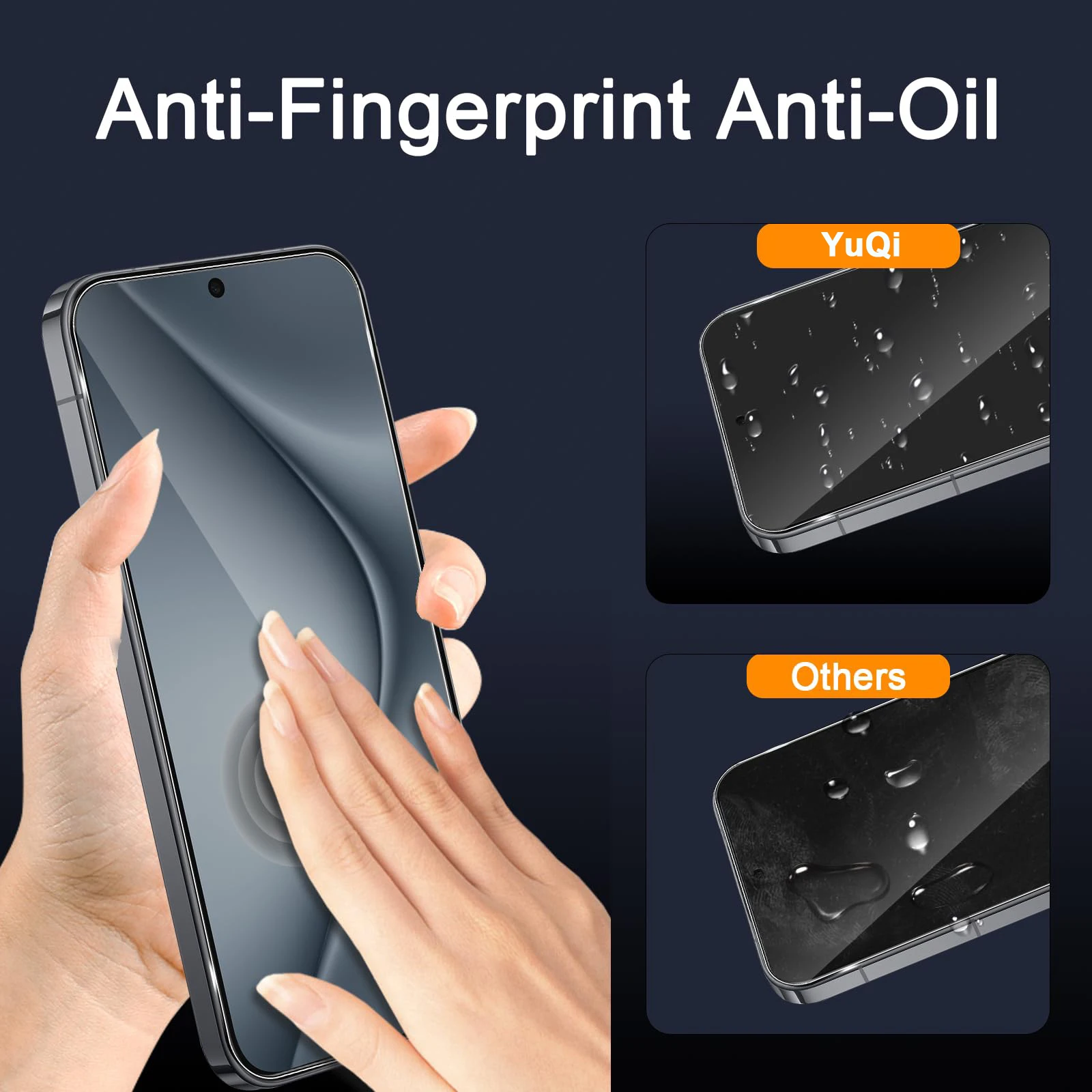 Premium HD Crystal Tempered Glass Screen Protector - 6.6 inch, Ultra-Strong 9H Anti-Scratch, Case Friendly