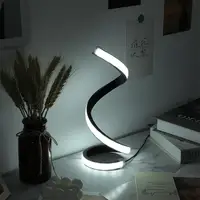 LED Spiral Table Lamp, 3-Speed Dimming, USB Switch 4