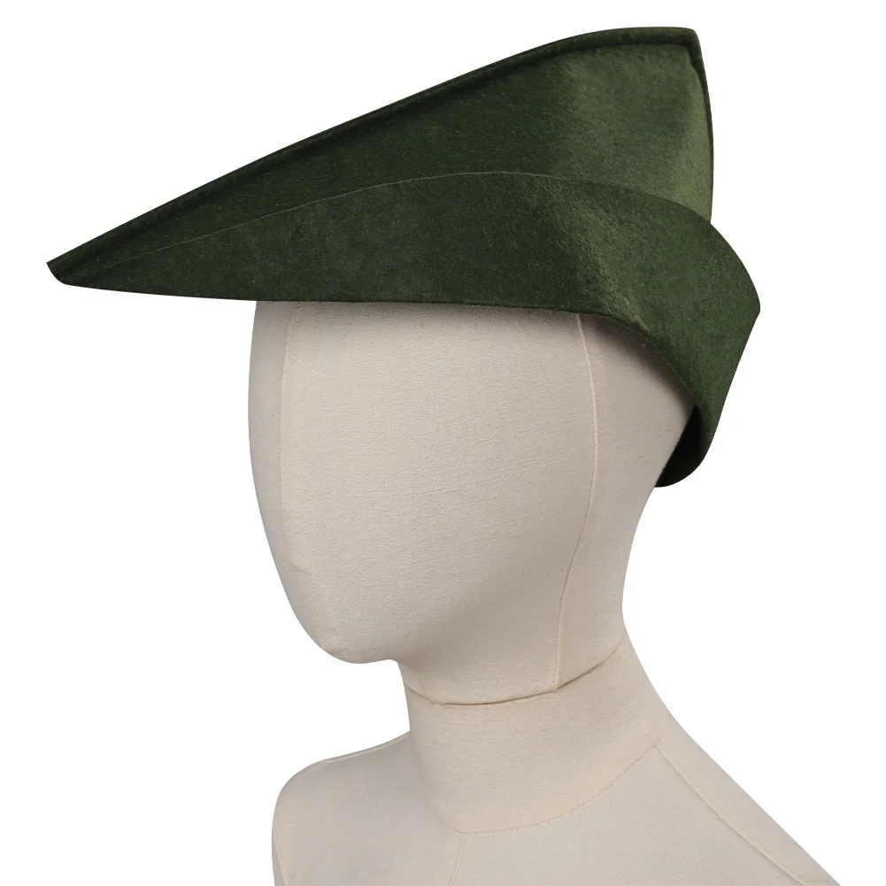 Cosplay Hat Fancy Peter Hat for Child Boys Roleplay Movie Wendy Pan Halloween Party Prop